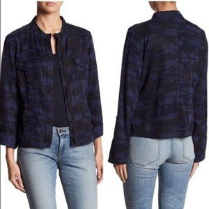 SOLD - SANCTUARY Sunset Safari Navy Camo Jacket | Size LP